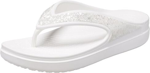Crocs Sloane Embellished Wedge Flip Flops | Sandals for Women in Saudi Arabia