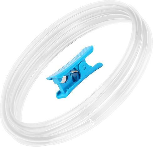 Redrex PTFE Bowden Tube with PC4-M6 Fittings and PC4-M10 Straight Pneumatic Connectors for Ender 3 V2,Ender 3 Pro,Ender 5 CR-10/10S Series 3D Printer 1.75mm Filament Supported in Saudi Arabia