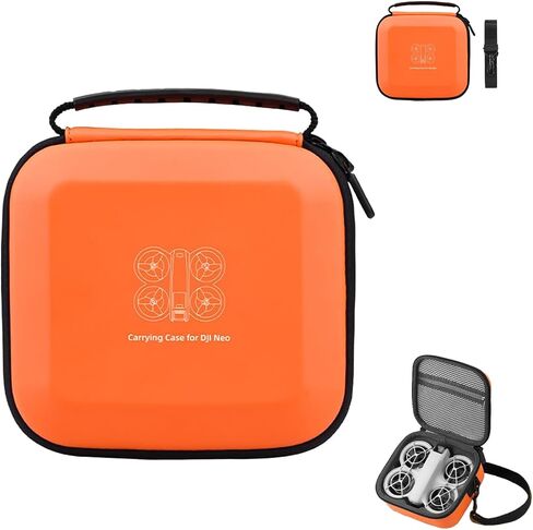 Neo Case for DJI Neo, Porable Travel Carrying Mini Storage Bag for DJI Neo Drone and Batteries Accessories, Black in Saudi Arabia