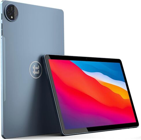 11 inch Tablet, Android 14, Octa-Core Processor 128GB ROM, Long Battery Life, Light and Slim, HD Display, Pre-Installed Apps - Blue in Saudi Arabia