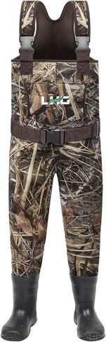 Waders for Kids Waterproof Neoprene Chest Waders Insulated Hunting Fishing Youth Waders for Boy Girl in Kuwait