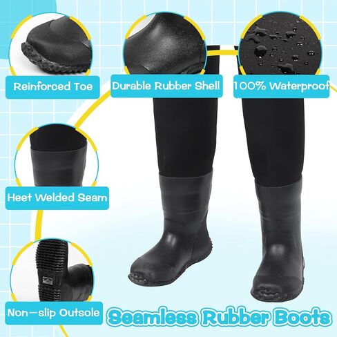 الخواض للأطفال المقاوم للماء النيوبرين الصدر الخارون معزولون الصيد الصيد الخار in Kuwait