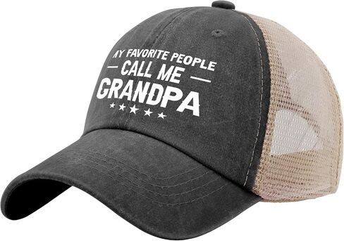 Best Grandpa Gifts,My Favorite People Call Me Grandpa Hat,Grandpa Gifts from Grandkids,Present for Grandpa Hat in Saudi Arabia