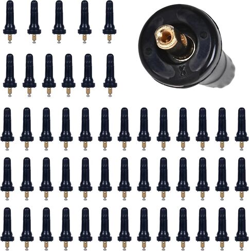 سيقان صمام TPMS الإضافية سيقان صمام الإطارات المطاطية (5 قطع) مناسبة لبويك كاديلاك شيفروليه دودج فورد جيب إلخ. استبدال OE # 20008 20018 in Kuwait