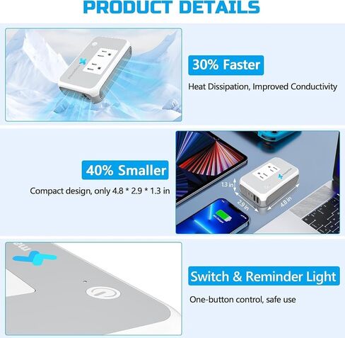 220V to 110V Voltage Converter Us to Europe 220 to 110 Voltage Converter for European Travel Power Converter Adapter Combo for Hair Straightener & Curling Irons (Type A/C/G/I) in Saudi Arabia