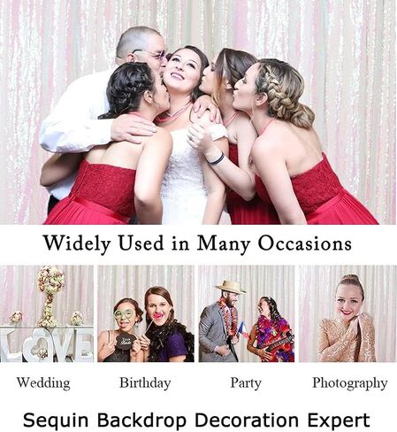 ShinyBeauty 4FTx6FT Sparkly Fuchsia Sequin Photo Backdrop, Photo Booth, Photography Backdrop, DIY Photobooth, Wedding Backdrop, Sparkle Backdrop, Grad Party, Birthday in Saudi Arabia