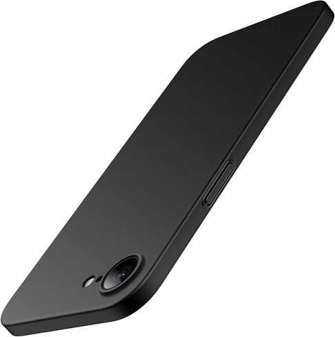 Jetech Ultra Slim Case لـ iPhone 16e 6.1 بوصة 2025 ، حماية كاملة من عدسة الكاميرا ، غطاء ماتي خفيف الوزن PP البسيط الصلب (أسود) in Kuwait