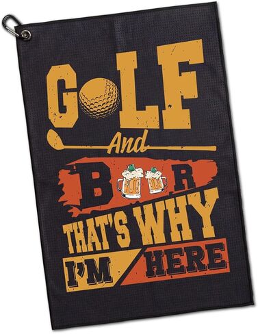 They See Me Rollin' They Hatin' Embroidered Golf Towels with Clip and Golf Brush with Retractable Extension Cord, Funny Golf Towel Gifts and Golf Accessories Set for Men Women Golfers Golf Fan in Saudi Arabia