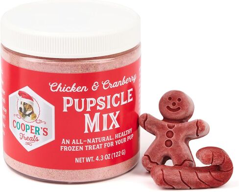 Cooper's Treats Doggie Deluxe Box - Make-at-Home Dog Treat Kit (Contains Four Jars of Treat Mix for Both Frozen and Baked Treats, Plus Lots More Goodies - The Perfect Dog Gift Box!) in Saudi Arabia
