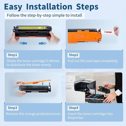 TN229 TN229XL High Yield Toner Cartridge Replacement for Brother TN229 with Brother MFC-L3780cdw HL-3280CDW HL-L3220CDW MFC-L3720CDW HL-L3295CDW Printers 4 Pack in Saudi Arabia