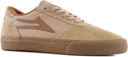 حذاء Lakai Manchester للرجال للتزلج، جلد الجوز، 10 in Kuwait