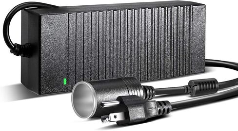 15A AC to DC Converter 180W/7.64FT/110V-240V to 12V Car Cigarette Lighter Socket AC/DC Power Supply Adapter for Inflator, Car Refrigerator, Car Vacuum Cleaner, and Other Car Devices C15 in Kuwait