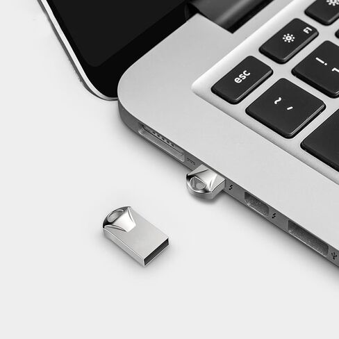 Super Mini USB Flash Drives Memory Sticks Pendrives Jumpdrive Thumb Drive with Waterproof Dustproof Shockproof (Silver 512MB) in Kuwait