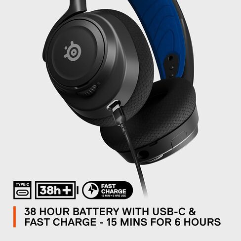 NEW SteelSeries Arctis Nova 7P Wireless Multi-Platform Gaming & Mobile Headset — Simultaneous Wireless 2.4GHz & Simultaneous Bluetooth — 38Hr Battery — USB-C — PS, PC, Switch, Mobile (Renewed) in Saudi Arabia