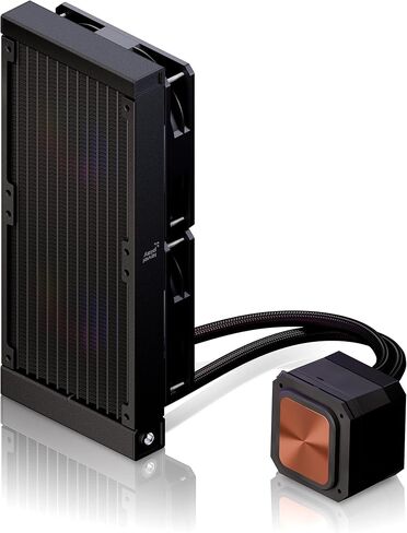 مبرد مياه سائل لسطح المكتب AIO من Levelplay CL240 ARGB باللون الأبيض لوحدة المعالجة المركزية القابلة للعنونة-مراوح أداء RGB 250 وات + TDP لـ Intel LGA1851، LGA1700، AMD AM5، AMD AM4 in Kuwait