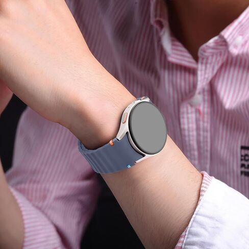 العصابات الرياضية لـ Samsung Galaxy Watch 7 6 5 4 Fe Band 40mm 44mm Men Women ، No Gap Soft Silicone Strap لـ 47mm 43mm/Classic 46mm 42mm/5 Pro 45mm ، 4 Pack in Kuwait