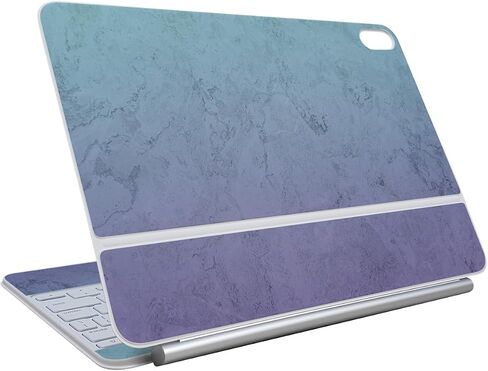 ألياف الكربون الجلد متوافق مع لوحة مفاتيح Apple Magic لـ iPad Air 13 بوصة (M3) 2025 - رخام التدرج - غطاء ملصق واقي فينيل 3M - سهل التطبيق | صنعت في الولايات المتحدة الأمريكية من قبل Mayyskins in Kuwait