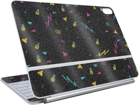 ألياف الكربون الجلد متوافق مع لوحة مفاتيح Apple Magic لـ iPad Air 13 بوصة (M3) 2025 - رخام التدرج - غطاء ملصق واقي فينيل 3M - سهل التطبيق | صنعت في الولايات المتحدة الأمريكية من قبل Mayyskins in Kuwait