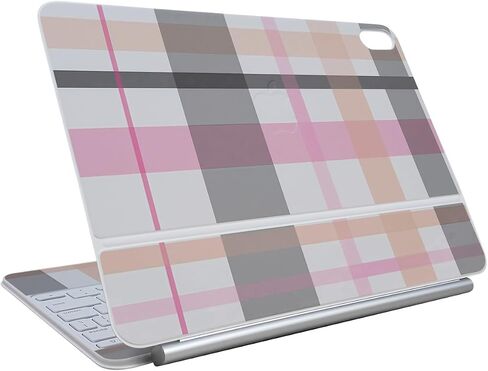 ألياف الكربون الجلد متوافق مع لوحة مفاتيح Apple Magic لـ iPad Air 13 بوصة (M3) 2025 - رخام التدرج - غطاء ملصق واقي فينيل 3M - سهل التطبيق | صنعت في الولايات المتحدة الأمريكية من قبل Mayyskins in Kuwait