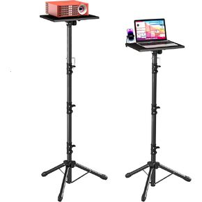 Tall Projector Stand Tripod قابلة للتعديل ، حامل ثلاثي القوائم المحمول من 22 "إلى 62" مع حامل هاتف الأمان و Gooseneck ، حامل جهاز عرض في الهواء الطلق للمكتب ، المنزل ، المسرح ، الاستوديو ، رفوف DJ
