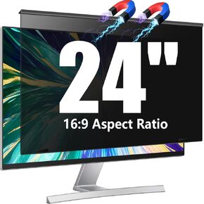 Bundle: Hanging 27 inch Magnetic Computer Privacy Filter & 24 inch Magnetic Computer Privacy Filter