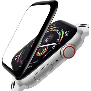 واقي شاشة الزجاج Zpiar Ferved For Apple Watch SE/SE (2nd Gen) سلسلة 6/5/4 44 مم ، وتغطية كاملة الشاشة المضادة للخلع ، Free Free Waterproof HD Film 2 Pack