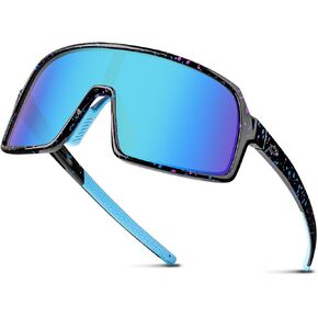 RIVBOS Youth Baseball Sunglasses for Kids(Boys&Girls) Polarized UV Protection Cycling Glasses RYS009