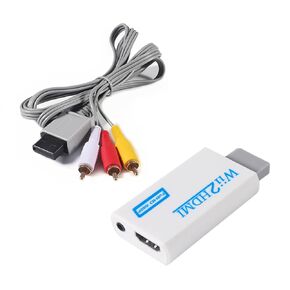 Aokin AV Cable and Wii to HDMI Converter for Wii, Audio Video AV Cable Cord and Wii to HDMI Adapter for Nintendo Wii