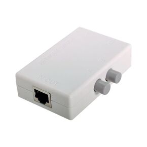 ChenYang RJ45 Switcher Adapter 2 in 1 Out ＆ 1 in 2 Out Manual Sharing Network Switch Splitter Selector Adapter HUB Box