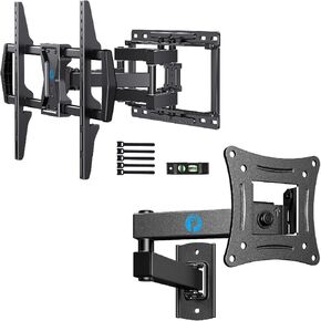 Pipishell TV Wall Mount for 37-75 inch TVs Up to 100 lbs, Max VESA 600x400mm, Fits 12'/16' Wood Studs, PILF6, Corner Mount Max VESA 100x100mm