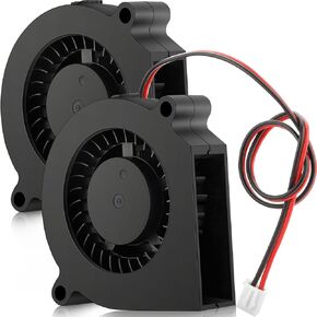 GDSTIME 2-Pack 60mm x 15mm Blower, 12V DC Brushless Turbo Cooling Fan 6015 2-Pin