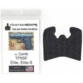 Black Grip Tape Overlay for Canik TP9SF Elite, Elite-S
