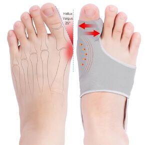 Bunion Corrector for Women & Men Big Toe, Big Toe Separator-Bunion Splint-Hammer Toe Straightener-Toe Spacers Pain Relief, Comfortable & Breathable for Day/Night