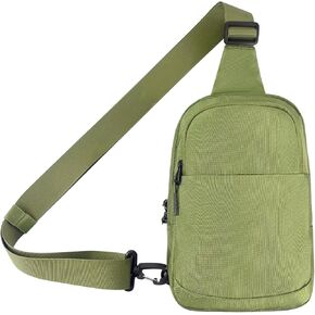 LLi Cufite Mini Sling Bag Waterproof Crossbody Chest Bag, Small Crossbody Casual Trendy Travel Phone Bag for Men Women