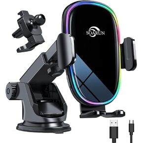 كتلة شاحن USB C، SOARUN 65W Super Fast Type C، شاحن GaN سريع، 3 منافذ USB شاحن حائط سريع متوافق مع iPhone 15/14/pro/pro max، Galaxy S22/23، Dell XPS13، الكمبيوتر المحمول، الأجهزة اللوحية، iPad إلخ