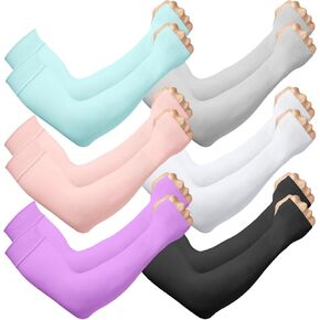 Arm Sleeves for Women Men, Cooling UV Protection Sun Sleeves to Cover Arms UPF 50+, Compression Arm Sleeves for Outdoor