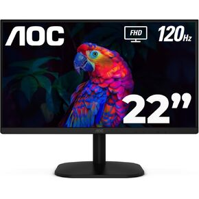 AOC 22B35HM23 22" Full HD (1920 x 1080) 120Hz LED Monitor, Adaptive Sync, VGA & HDMI, Flicker-Free, Low Blue Light, HDR Ready, VESA, Tilt Adjust, Eco-Friendly