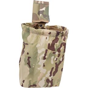 MOLLE Dump Pouch, Gwild Concepts Tactical Mag Dump Pouch, Ultralight Foldable Dump Pouch for Battle Duty Belt, Camo