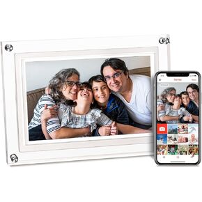 Farmeo APP 10.1 Inch Digital Picture Frame Built-in 32GB MemoryAutomatic Rotation in Portrait and Landscape.Share Moments Anytime, Anywher