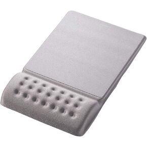 ELECOM Mouse Pad with Wrist Rest"Comfy" Stable Control/Ergonomic Design/Reduce Wrist Fatigue/Memory Foam Black MP-095BK