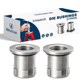 Die Bushings, Quick-Change Press Bushing System for Precision Reloading, Compatible with Hornady Single-Stage and Progressive Press, 2 Pack