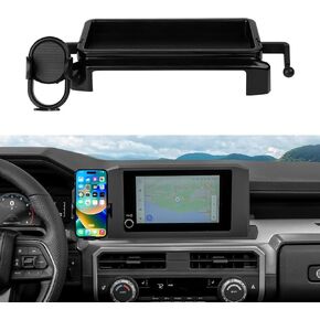 Autorder Car Phone Holder for 2024 2025 Toyota Tacoma Accessories Phone Mount 14-Inch Screen Cell Phone Automobile Cradles Hands-Free 360 Degree Rotation