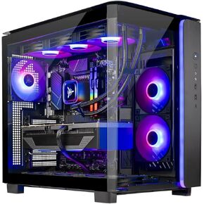 Skytech King 95 Gaming PC Desktop, Ryzen 7 7800X3D 4.2 GHz (5GHz Turbo Boost), AMD RX 9070 XT 16GB GDDR6, 1TB Gen4 NVMe SSD, 32GB DDR5 RAM 5600 RGB, 850W Gold PSU, 360mm ARGB AIO, Wi-Fi, Win 11