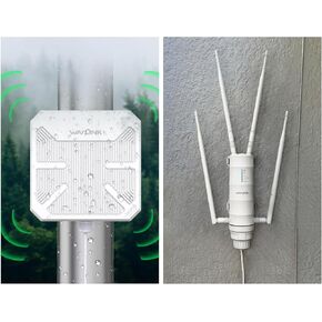 WAVLINK AX3000 Outdoor WiFi 6 Repeater,2024 AC1200 Outdoor WiFi Extender