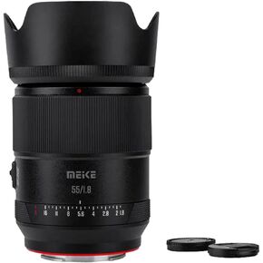Meike 55mm f1.8 Pro Full Frame Auto Focus STM Lens for Sony E Mount Cameras Compatible with Sony A7 A7M2 A7RM2 A7R A7SM2 ZV-E1 A7RM5 A9 A9I A9III