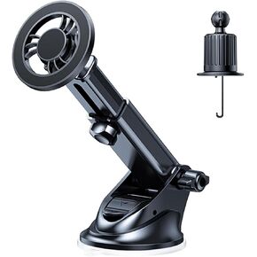 بالنسبة إلى iPhone 16 ، يناسب Magsafe Car Mount - Magnetic Mag Safe Holder Associory ، Mashboard Vent Car Mount for iPhone15 14 13 12 Pro Max Plus ، Samsung Galaxy Moto ، هدايا للرجال للنساء (أسود)