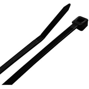 3004682 8 in. Cable Tie44; Black - Pack of 100