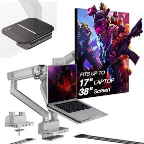 AVLT Dual Monitor Arm and Reinforcement Plate
