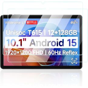 Screen Protector for BNCF Bpad 10 2025 New Android 15 10.1 inch Tablet Anti-Scratch 9H Hardness Touch Sensitive 2.5D Rounded Edges Bubble Free Easy to Install,2 Pack.