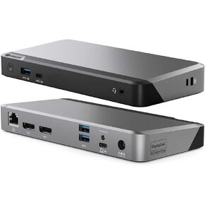 ALOGIC DX2 DUAL 4K عرض محطة الإرساء العالمية - مع تسليم الطاقة 100W